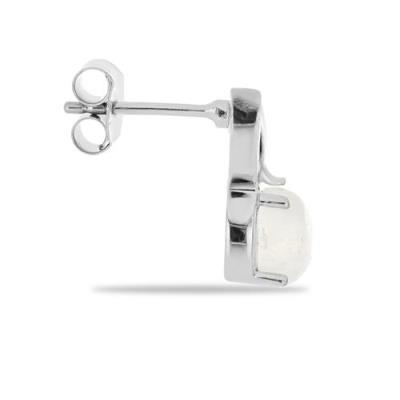 STERLING SILVER RAINBOW MOONSTONE & BLACK SPINEL OWL EARRINGS – WHOLESALE GEMSTONE JEWELRY